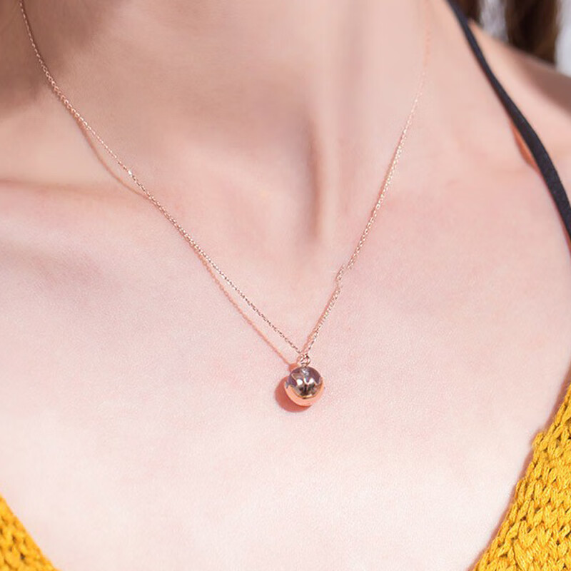 miniyaya 蓝色圆球项链