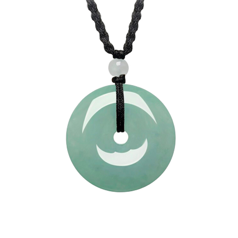 周六福 翡翠平安扣吊坠