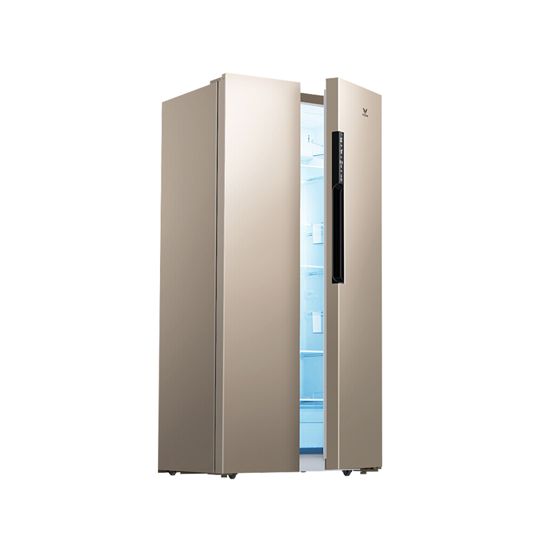 云米 大容量家用对开门冰箱