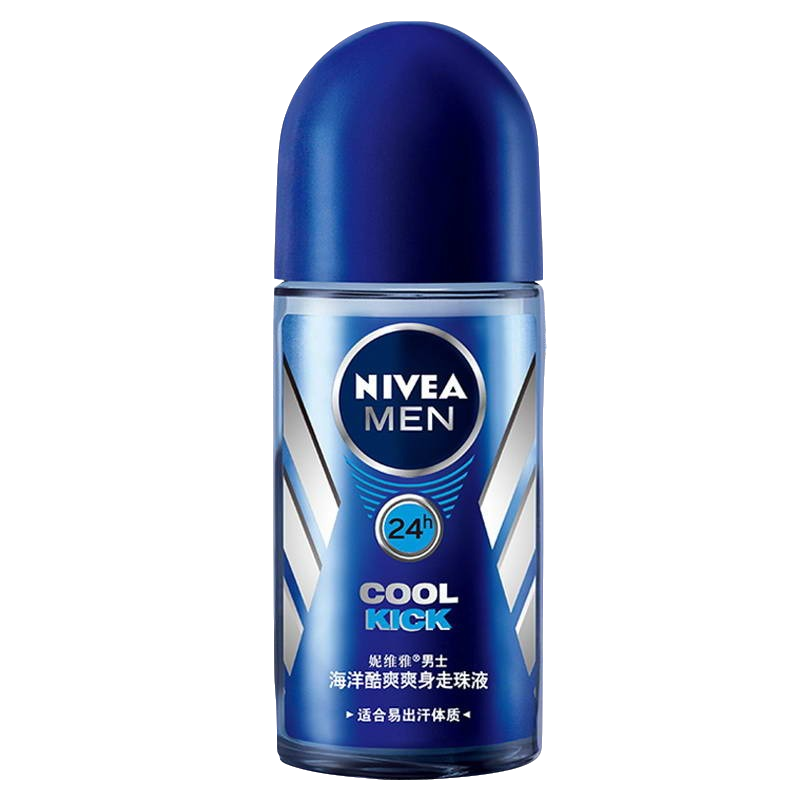 妮维雅 男士海洋酷爽爽身走珠液