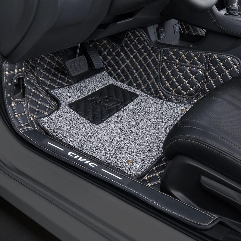 指南针 丝圈汽车脚垫