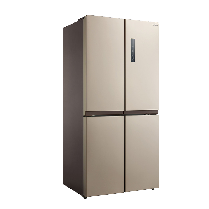 美的 十字对开门无霜冰箱