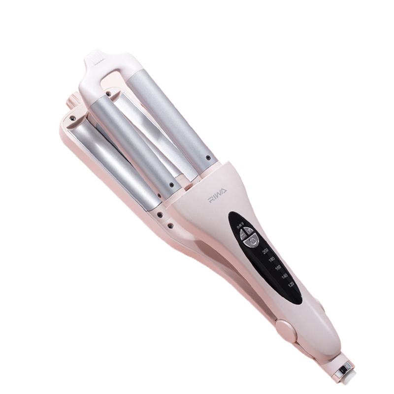 雷瓦粉色负离子卷发棒