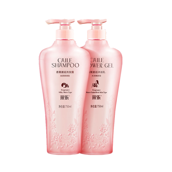 采乐 香水滋润洗发水沐浴露套装