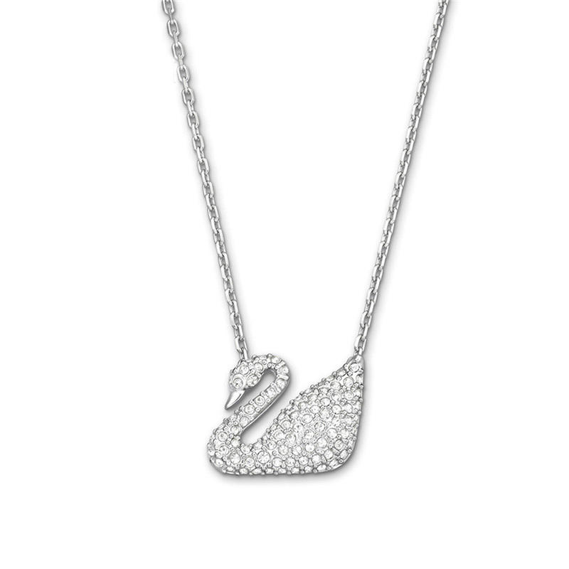 施华洛世奇 银天鹅项链