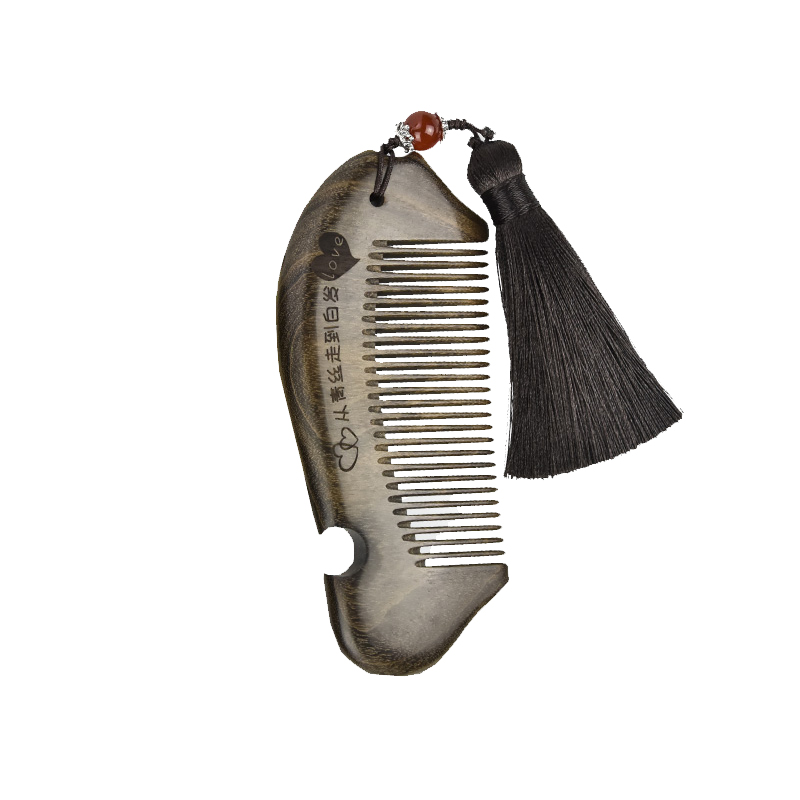 虞美人 整木雕琢 梳子