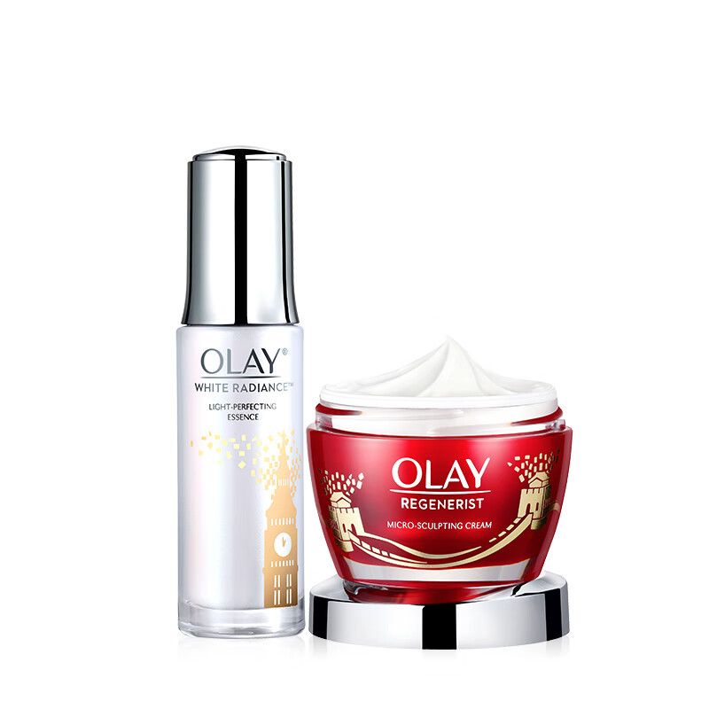 玉兰油 大红瓶光感小白瓶套装