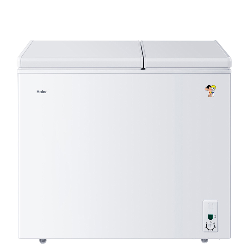 海尔钢丝网篮双温冰箱