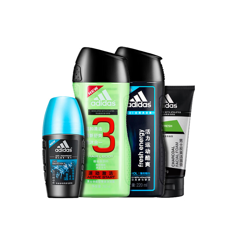 阿迪达斯 运动男士沐浴露