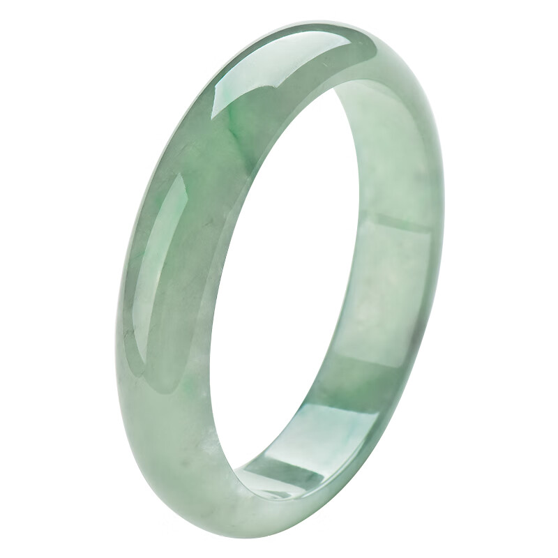 玉萌色冰种飘花翡翠手镯