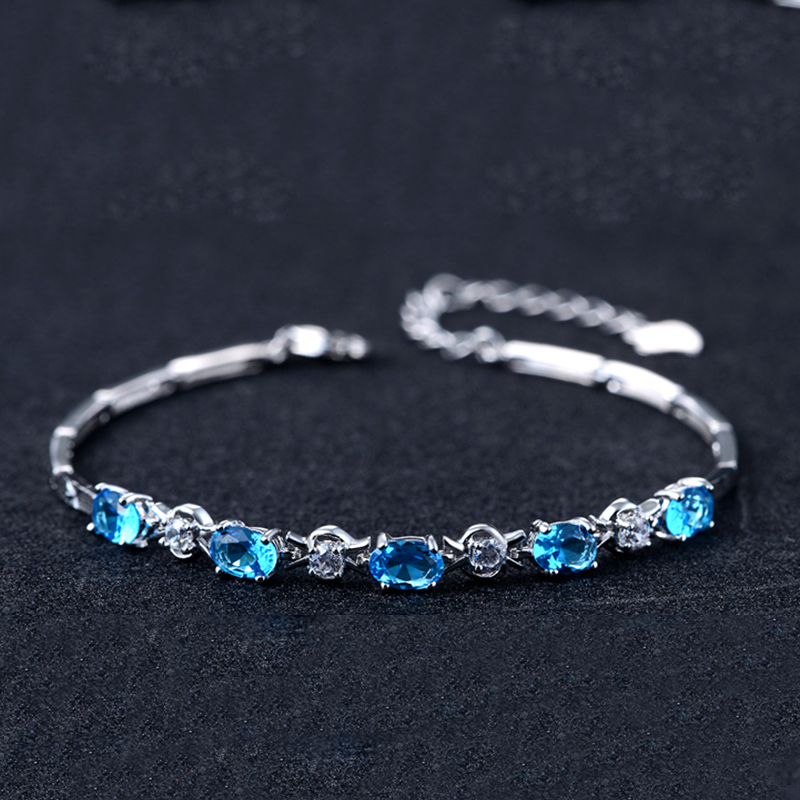 珂瑞逸韩版时尚银手链