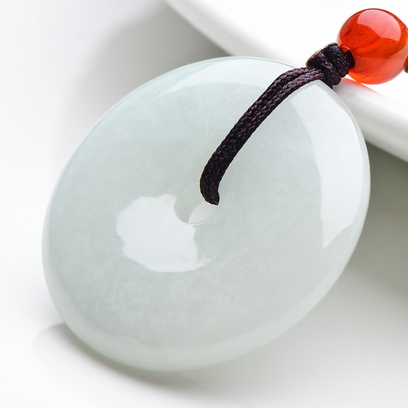 可玉可求 飘阳绿复古吊坠