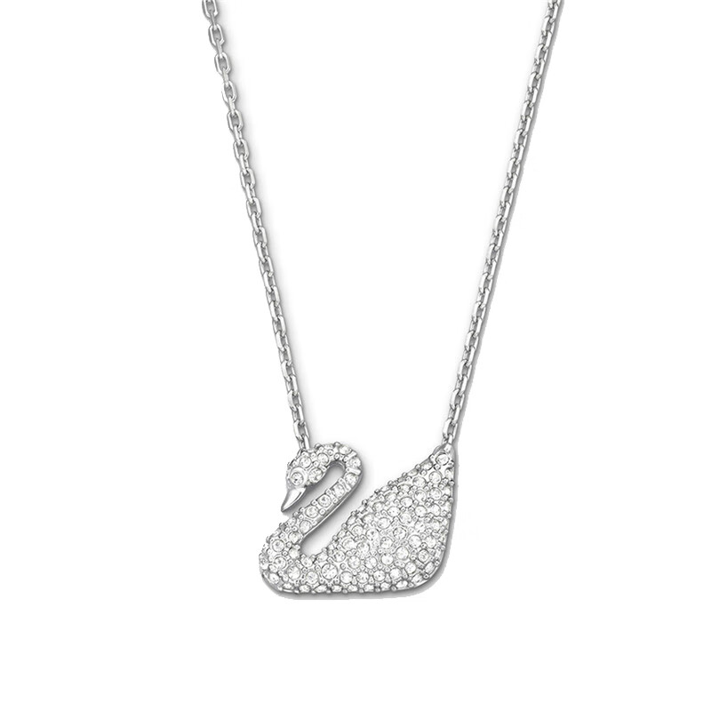 施华洛世奇 银天鹅项链