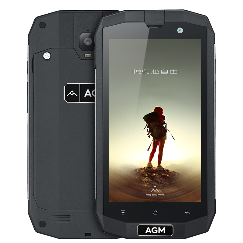 AGM A1Q橡胶黑老人手机