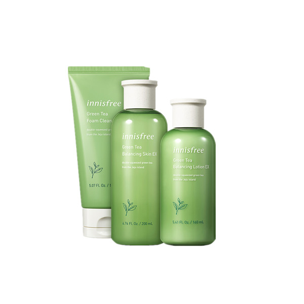 悦诗风吟 绿茶精萃保湿水乳套装