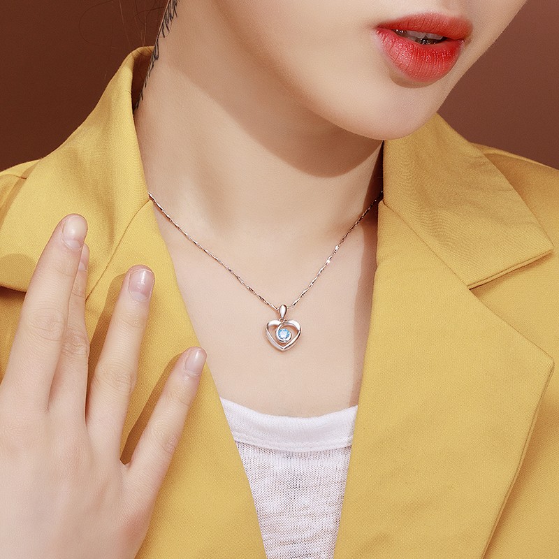 沫兰 一生所爱纯银项链