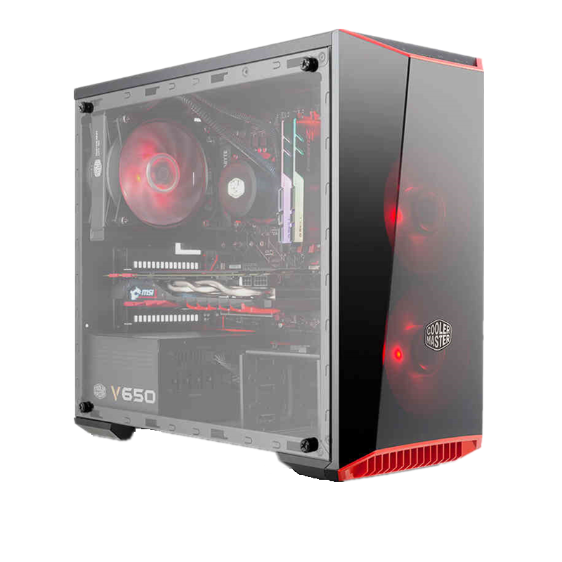 酷冷至尊 玻璃大侧透机箱