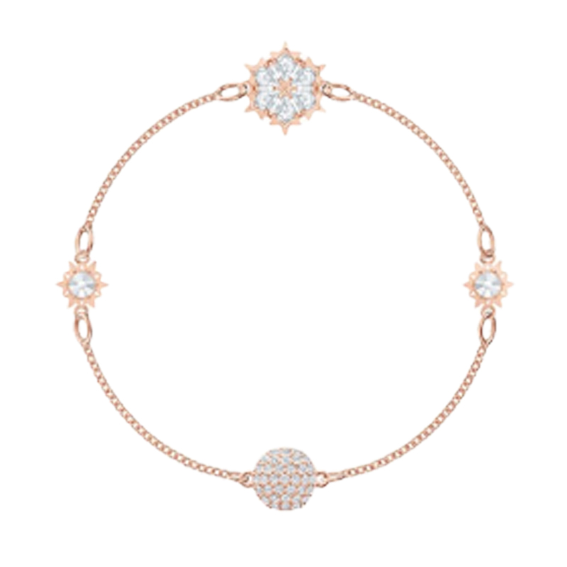 施华洛世奇 隐形磁扣雪花手链