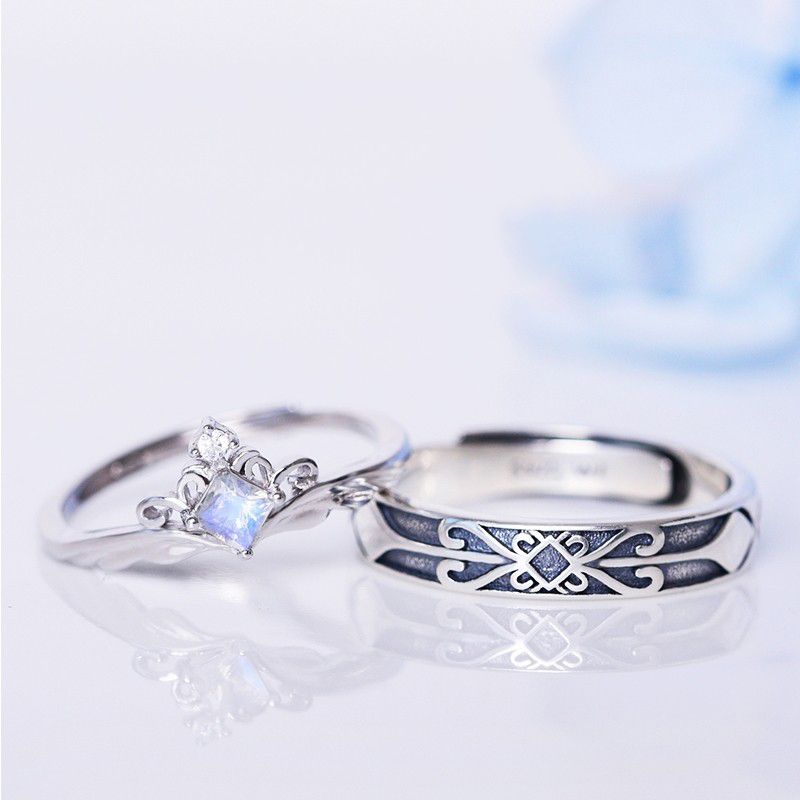 曼蒂娅 复古做旧戒指