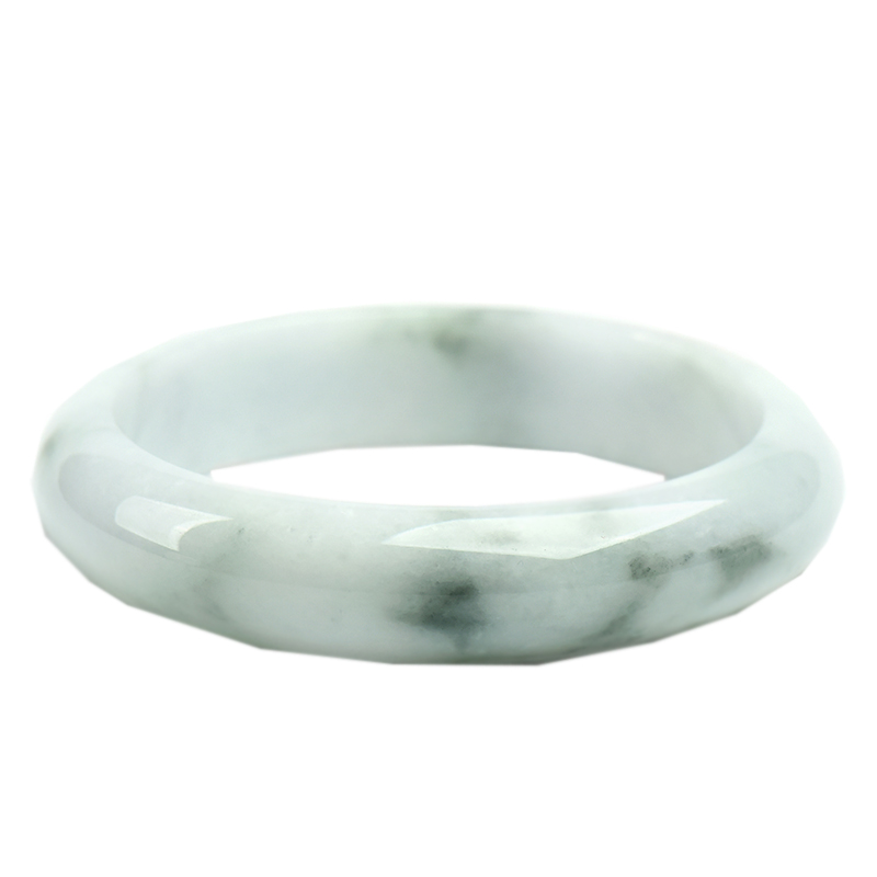 凤禧珠宝 翡翠飘花手镯