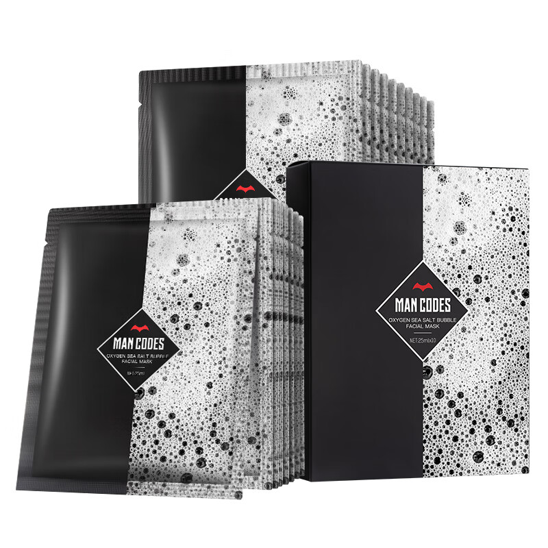 左颜右色 氧气海盐泡泡男士面膜