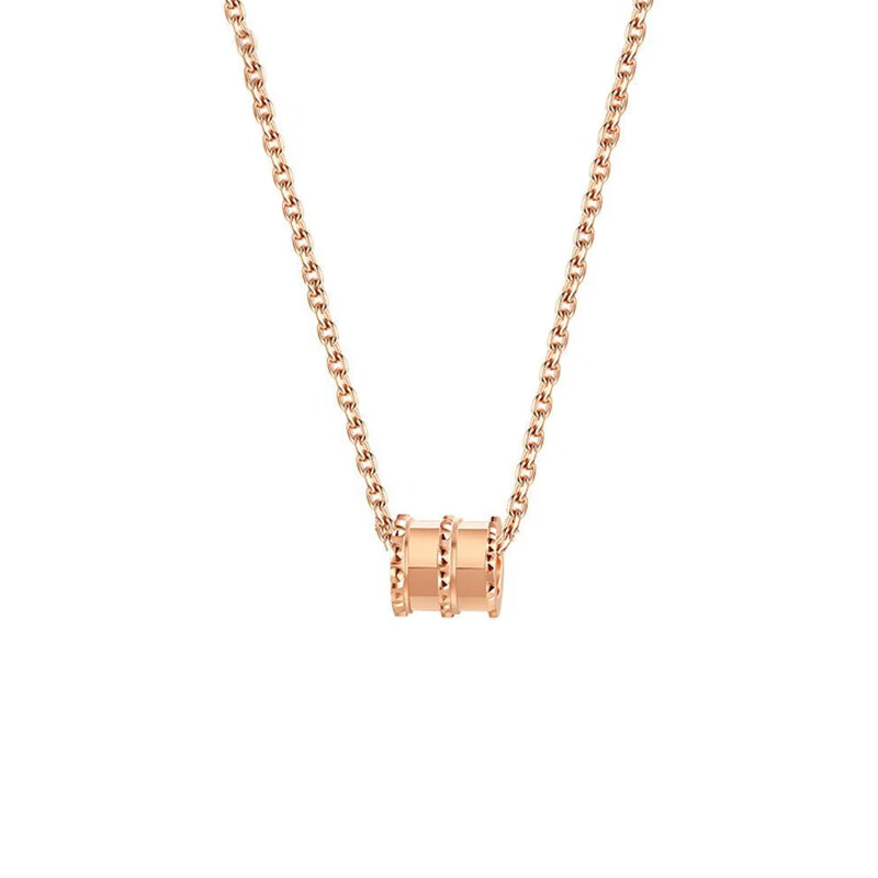 爱情故饰 玫瑰金锁骨链