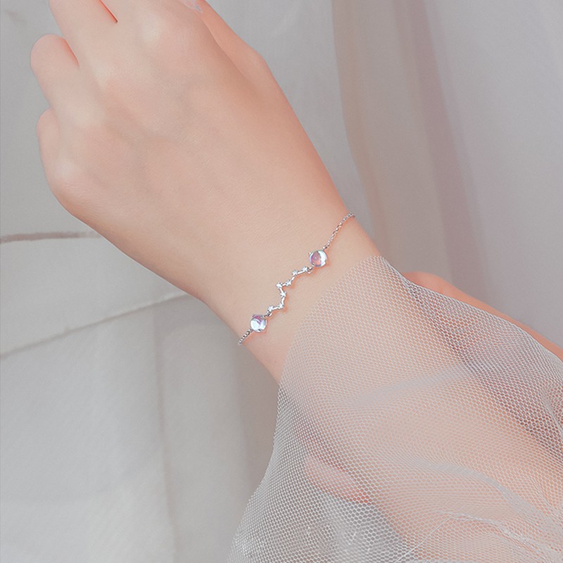 曼蒂娅 纯银七星 手链