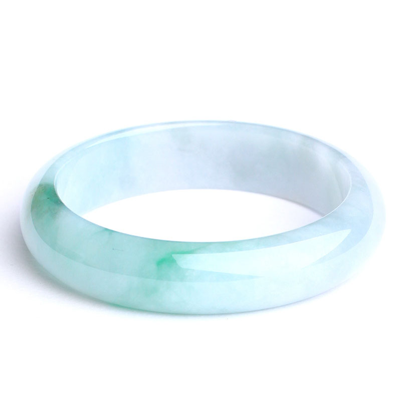 百博 冰糯种飘花紫罗兰玉镯