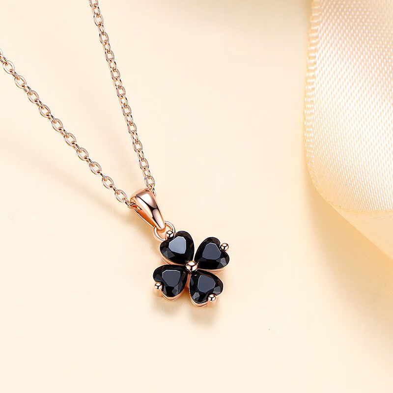 倾情 四叶草锁骨链