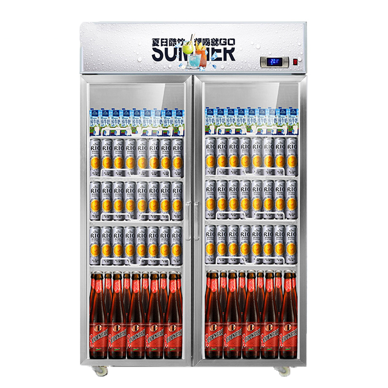 乐创 铝合金门展示柜