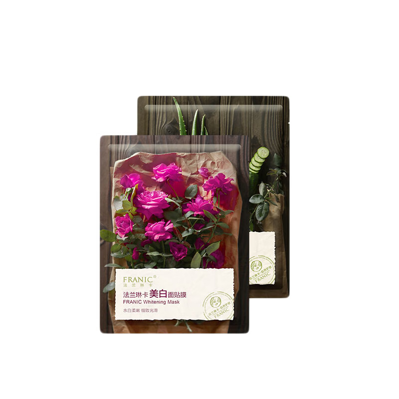 法兰琳卡 玫瑰芦荟黄瓜补水面膜