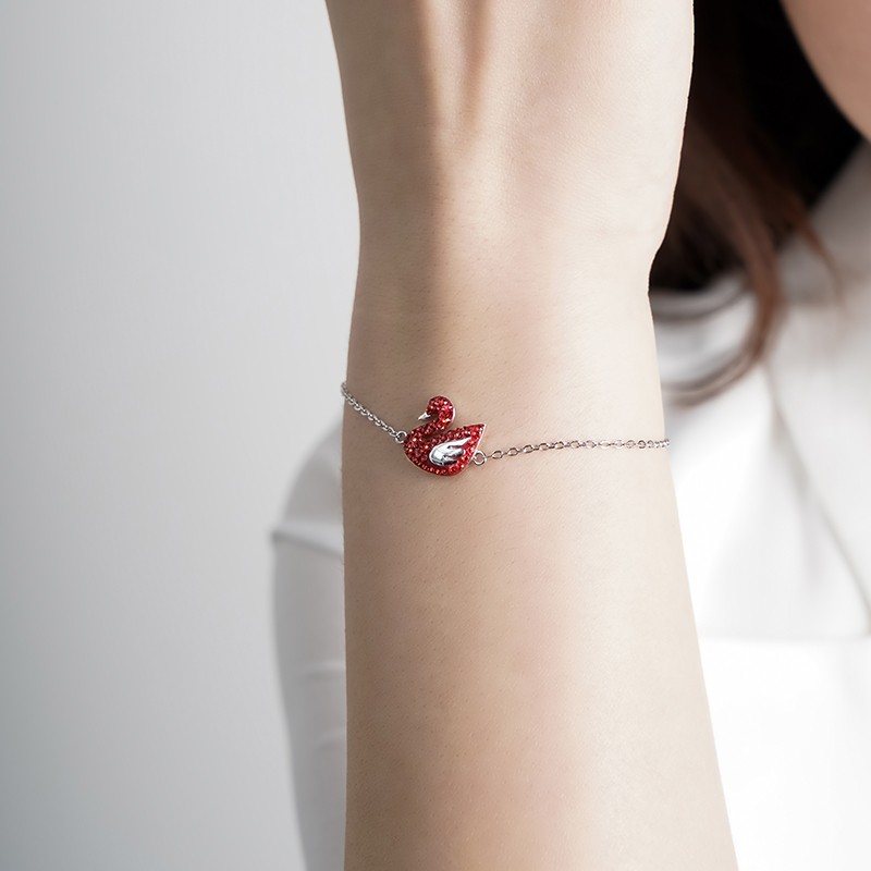 沫兰 红天鹅个性手链