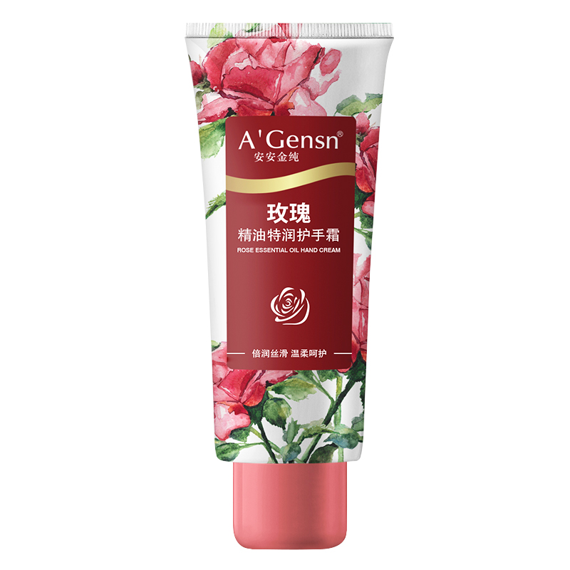 安安金纯玫瑰精油特润护手霜
