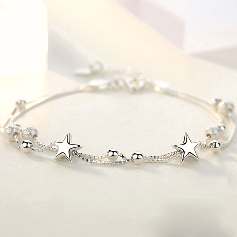 银千惠 简约小清新星星手链
