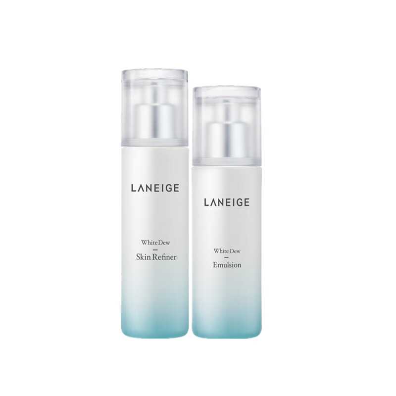 兰芝 臻白净透水乳套装