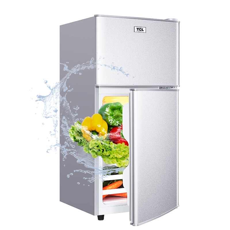 TCL 小型双门冷冻冷藏冰箱