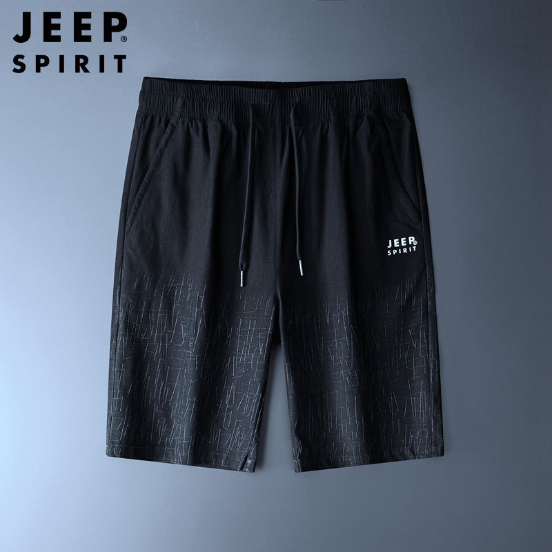 Jeep Jeep summer new 2022 outdoor fashion work clothes shorts men's casual sports breeches men's loose large pants versatile straight tube fashion pants men's