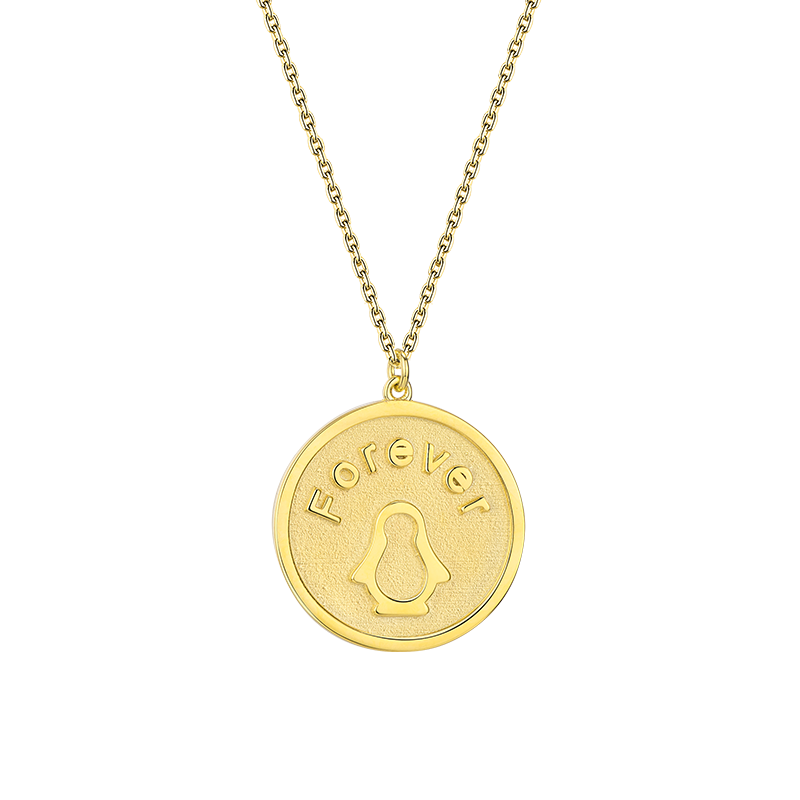 Mymiss 黄金企鹅吊坠