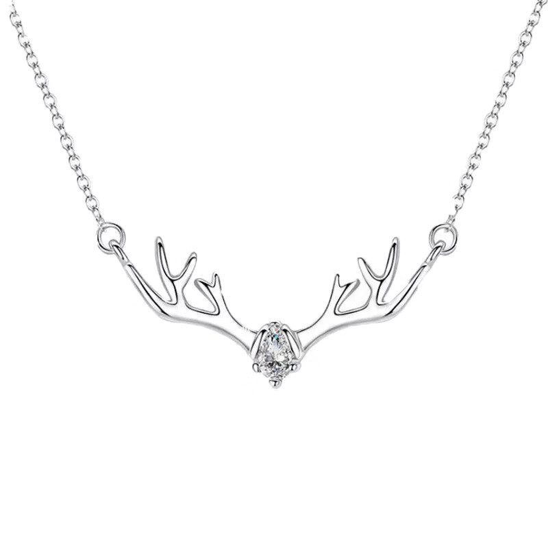 完美故饰 一鹿有你纯银项链
