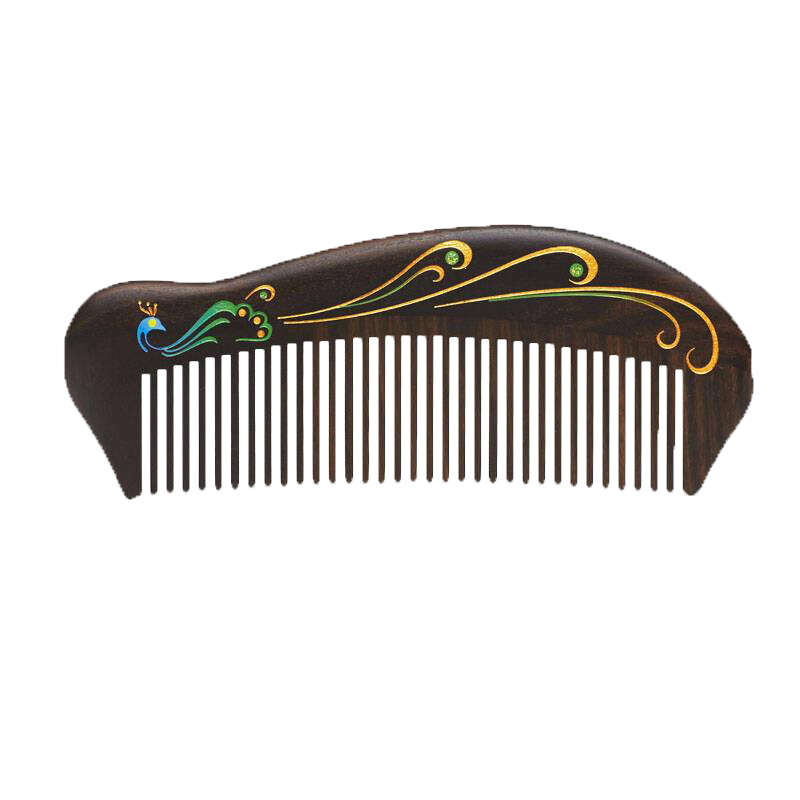 谭木匠 漆艺 木梳子