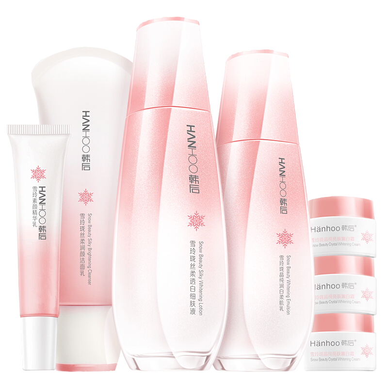 韩后 亮肤水乳套装