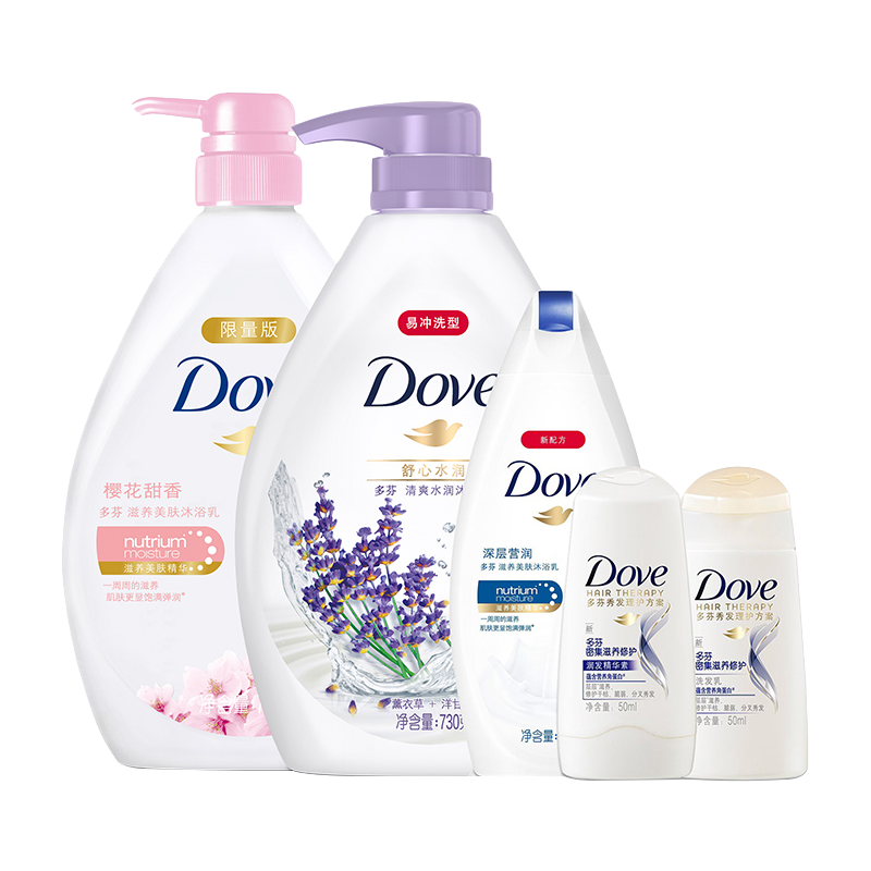 多芬 晚樱香氛沐浴露