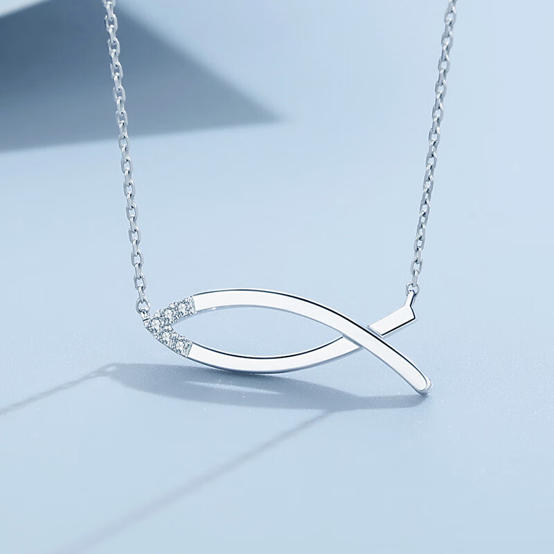 嘉蜜 925银小丑鱼项链