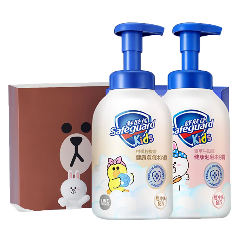 舒肤佳 健康萌友儿童泡泡沐浴露