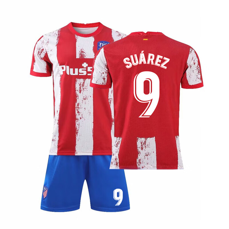 Atletico Madrid shirt custom short sleeve Costa No. 9 Torres No. 7 grizman Shirt Adult and children's Atletico Madrid football shirt set men's and women's group purchase team uniform number printing