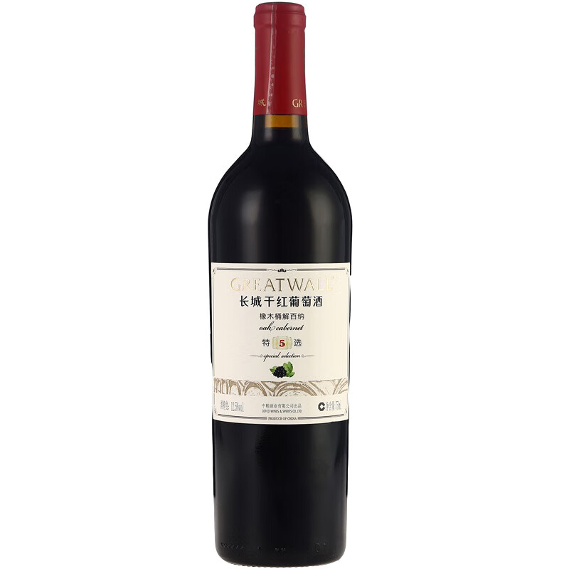 长城 橡木桶解百纳干红葡萄酒