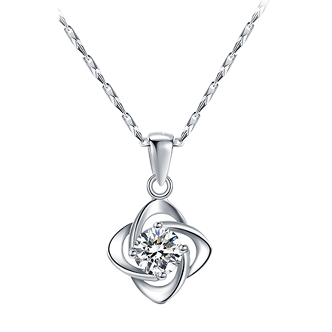 唯一 四叶草情侣项链