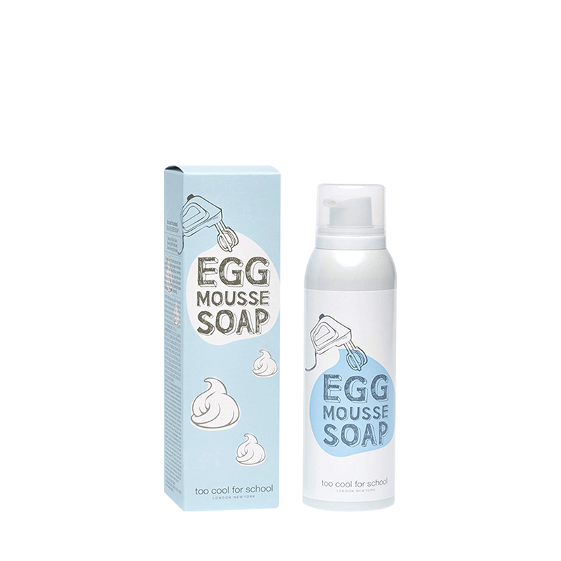 涂酷柔滑鸡蛋亮肤洁面慕斯