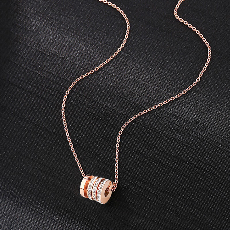 简翊 同心柱项链