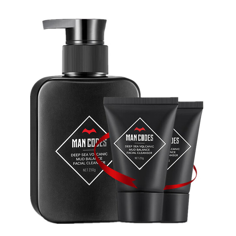 左颜右色深海火山泥控油洗面奶